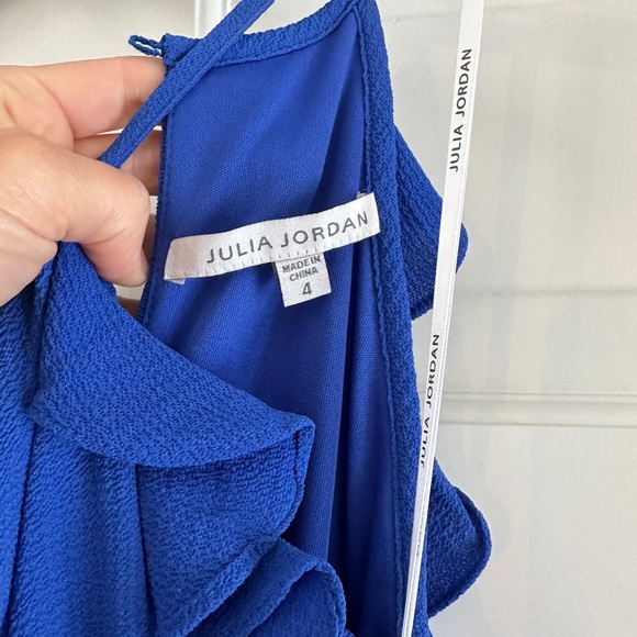 Julia Jordan Blue Jumpsuit - Picture 2 of 7